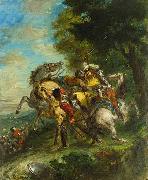 Eugene Delacroix, Weislingen Captured by Goetz's Men
